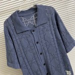 2025年8月23日秋冬入荷新作Diorニットの半袖セーター人気商品/B6工場