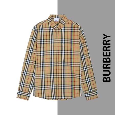 2025年8月24日秋冬入荷新作Burberry長袖のシャツ...