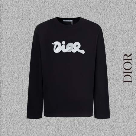 2025年8月24日秋冬入荷新作DIOR長袖Tシャツ高品質安...