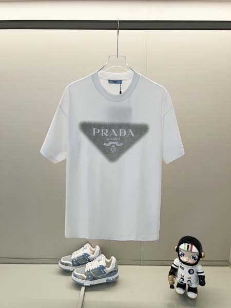 2025年8月27日秋冬入荷新作Prada半袖 tシャツ高品...