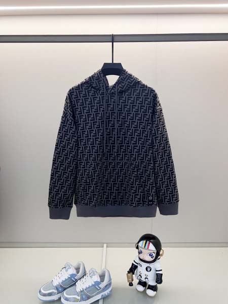 2025年8月27日秋冬入荷新作FENDIパーカー高品質安い...