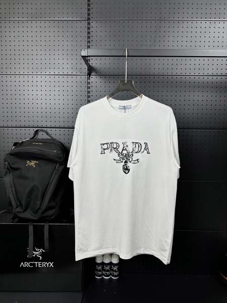 2025年8月28日秋冬入荷新作Prada半袖Tシャツ高品質...
