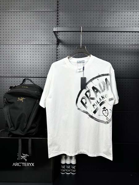 2025年8月28日秋冬入荷新作Prada半袖Tシャツ高品質...