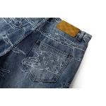 2025年8月28日入荷秋冬新作Louis Vuittonデニムパンツ原版復刻人気で【极品】/正規品と同じサイズ30 32 34 36/YGY工場
