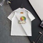 2025年8月29日入荷 新作Louis Vuitton半袖 tシャツ高級なプレゼント/誕生日プレゼント/高品質/メンツ/記念品/ wenzhou工場
