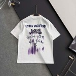 2025年8月29日入荷 新作Louis Vuitton半袖 tシャツ高級なプレゼント/誕生日プレゼント/高品質/メンツ/記念品/ wenzhou工場