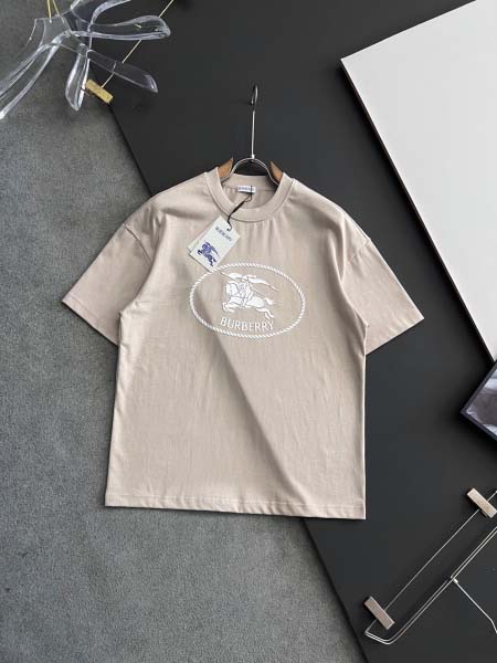 2025年9月1日入荷 新作Burberry半袖 tシャツ 上下高級なプレゼント/誕生日プレゼント/高品質/メンツ/記念品/ wenzhou工場