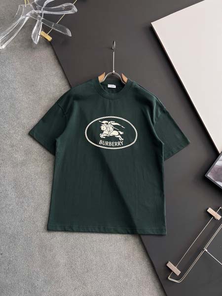 2025年9月1日入荷 新作Burberry半袖 tシャツ上下高級なプレゼント/誕生日プレゼント/高品質/メンツ/記念品/ wenzhou工場