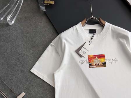 2025年9月1日入荷 新作Balenciaga半袖 tシャツ高級なプレゼント/誕生日プレゼント/高品質/メンツ/記念品/ wenzhou工場