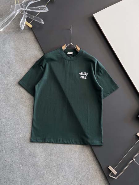 2025年9月1日入荷 新作Celine半袖 tシャツ高級なプレゼント/誕生日プレゼント/高品質/メンツ/記念品/ wenzhou工場