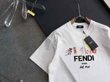2025年9月2日入荷 新作Fendi半袖 tシャツ高級なプレゼント/誕生日プレゼント/高品質/メンツ/記念品/ wenzhou工場