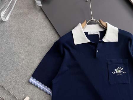 2025年9月2日入荷 新作Diorニットの半袖高級なプレゼント/誕生日プレゼント/高品質/メンツ/記念品/ wenzhou工場