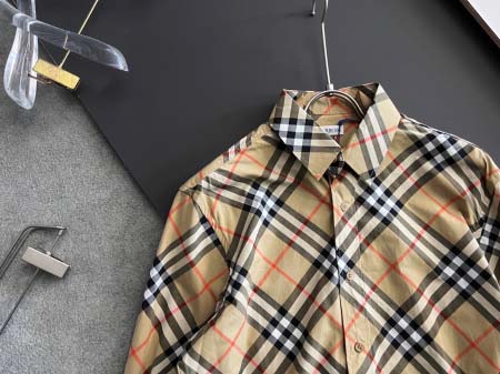 2025年9月3日入荷 新作Burberryシャツ高級なプレゼント/誕生日プレゼント/高品質/メンツ/記念品/ wenzhou工場