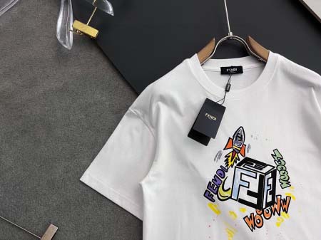 2025年9月3日入荷 新作Fendi半袖 tシャツ高級なプレゼント/誕生日プレゼント/高品質/メンツ/記念品/ wenzhou工場