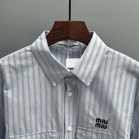 2025年9月16日入荷秋冬新作MIUMIUシャツ高品質人気商品/誕生日プレゼント/FF工場