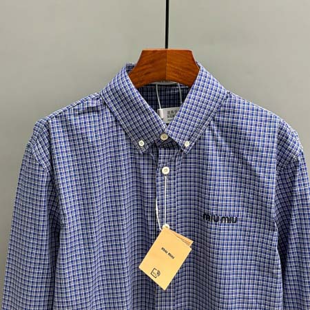 2025年9月16日入荷秋冬新作MIUMIUシャツ高品質人気商品/誕生日プレゼント/FF工場