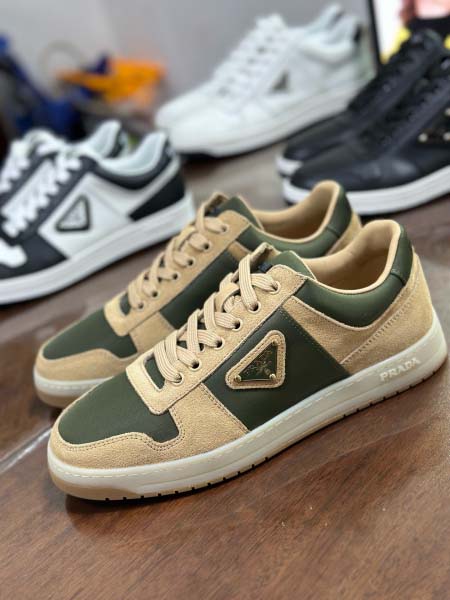 2025年9月17日入荷新品Pradaカジュアルシューズ/スニーカー｜メンズ靴人気本革製ギフト/誕生日/XG工場