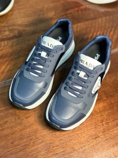 2025年9月17日入荷新品Pradaカジュアルシューズ/スニーカー｜メンズ靴人気本革製ギフト/誕生日/XG工場