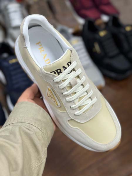 2025年9月17日入荷新品Pradaカジュアルシューズ/スニーカー｜メンズ靴人気本革製ギフト/誕生日/XG工場