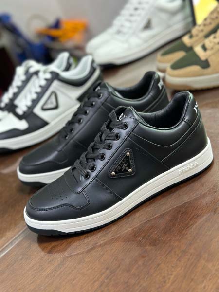 2025年9月17日入荷新品Pradaカジュアルシューズ/スニーカー｜メンズ靴人気本革製ギフト/誕生日/XG工場