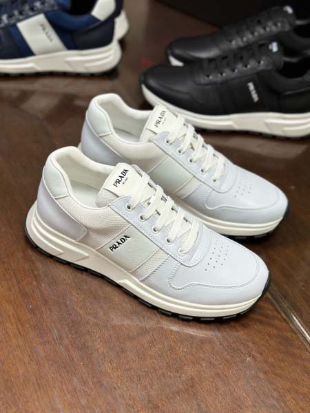 2025年9月17日入荷新品Pradaカジュアルシューズ/スニーカー｜メンズ靴人気本革製ギフト/誕生日/XG工場