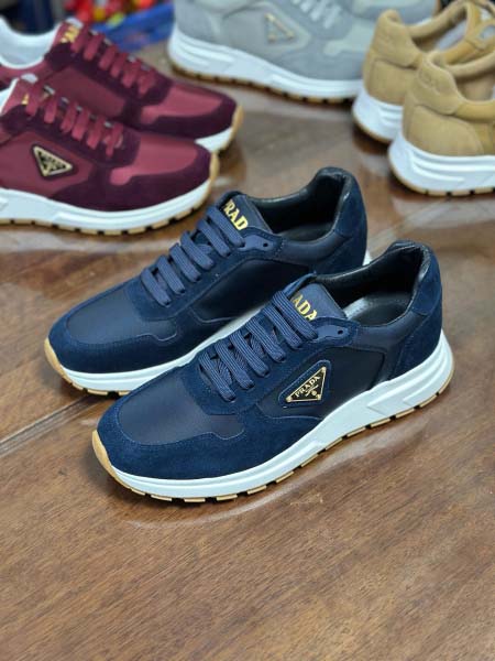 2025年9月17日入荷新品Pradaカジュアルシューズ/スニーカー｜メンズ靴人気本革製ギフト/誕生日/XG工場