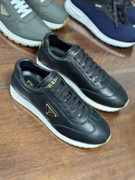 2025年9月17日入荷新品Pradaカジュアルシューズ/スニーカー｜メンズ靴人気本革製ギフト/誕生日/XG工場