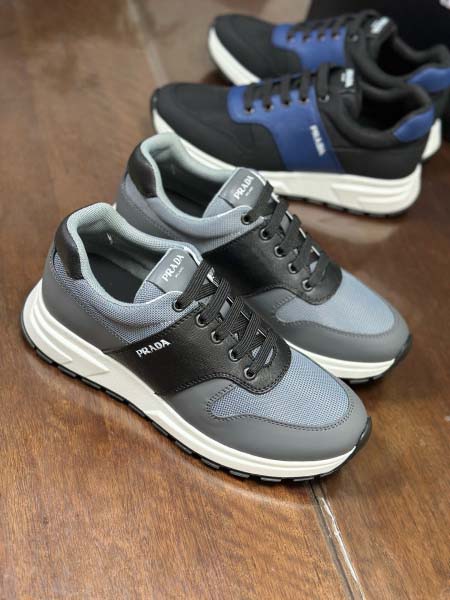 2025年9月17日入荷新品Pradaカジュアルシューズ/スニーカー｜メンズ靴人気本革製ギフト/誕生日/XG工場