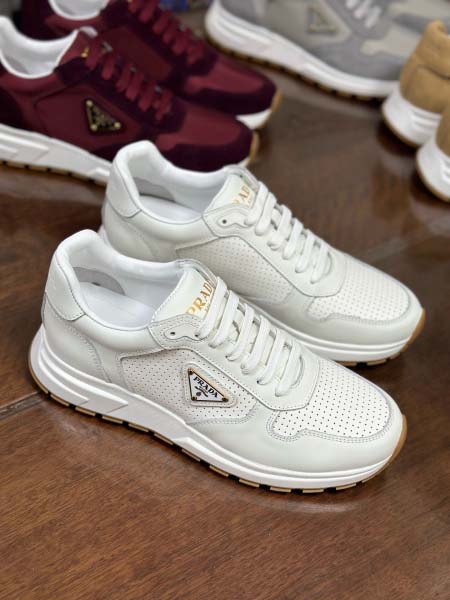 2025年9月17日入荷新品Pradaカジュアルシューズ/スニーカー｜メンズ靴人気本革製ギフト/誕生日/XG工場