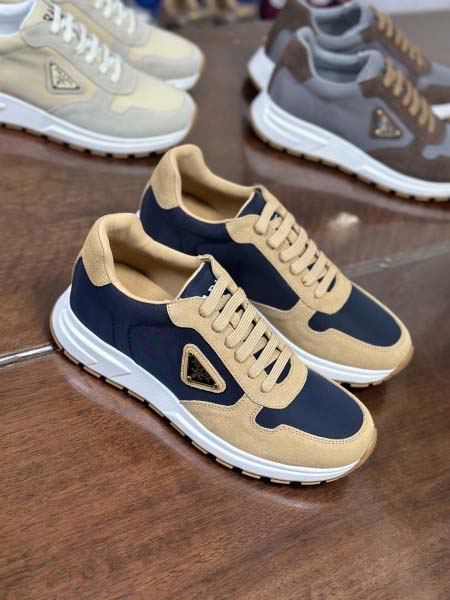 2025年9月17日入荷新品Pradaカジュアルシューズ/スニーカー｜メンズ靴人気本革製ギフト/誕生日/XG工場