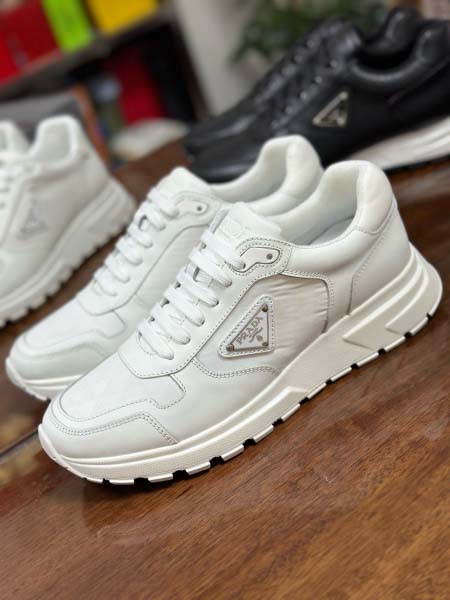 2025年9月17日入荷新品Pradaカジュアルシューズ/スニーカー｜メンズ靴人気本革製ギフト/誕生日/XG工場