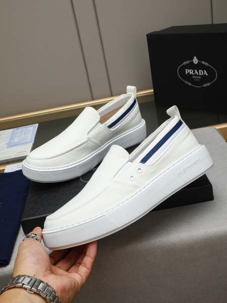 2025年9月19日入荷新品PRADAカジュアルシューズ/スニーカー｜メンズ靴人気本革製ギフト/誕生日/XG工場