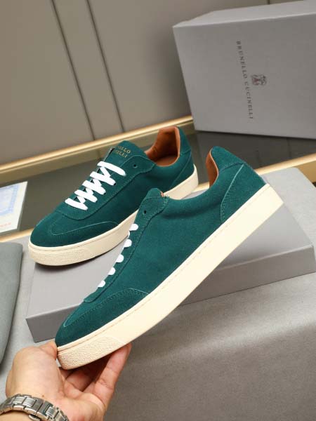 2025年9月19日入荷新品Brunello Cucinelliカジュアルシューズ/スニーカー｜メンズ靴人気本革製ギフト/誕生日/XG工場