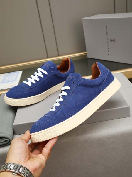 2025年9月19日入荷新品Brunello Cucinelliカジュアルシューズ/スニーカー｜メンズ靴人気本革製ギフト/誕生日/XG工場