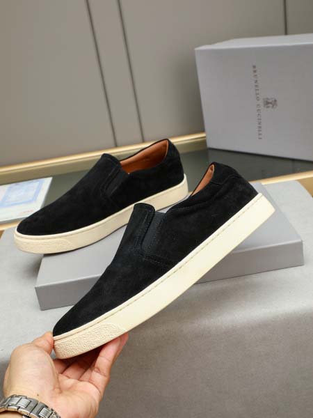 2025年9月19日入荷新品Brunello Cucinelliカジュアルシューズ/スニーカー｜メンズ靴人気本革製ギフト/誕生日/XG工場