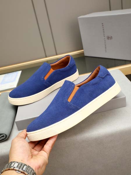 2025年9月19日入荷新品Brunello Cucinelliカジュアルシューズ/スニーカー｜メンズ靴人気本革製ギフト/誕生日/XG工場