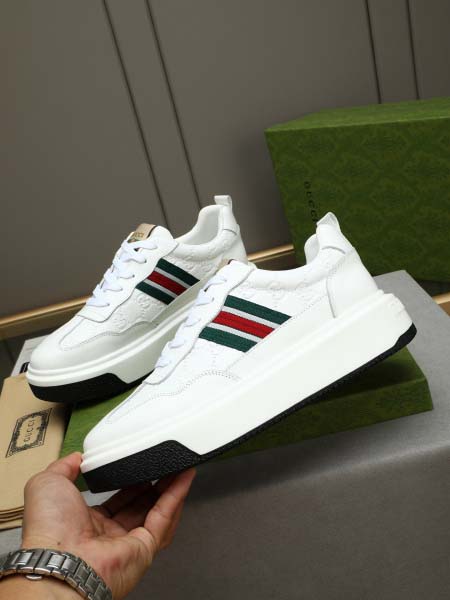 2025年9月19日入荷新品GUCCIカジュアルシューズ/スニーカー｜メンズ靴人気本革製ギフト/誕生日/XG工場