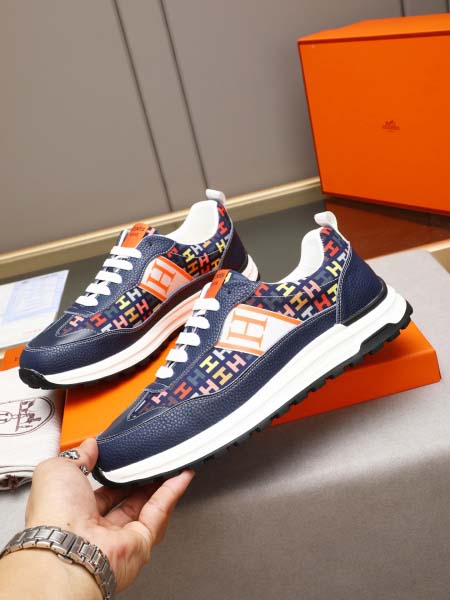 2025年9月19日入荷新品Hermesカジュアルシューズ/スニーカー｜メンズ靴人気本革製ギフト/誕生日/XG工場
