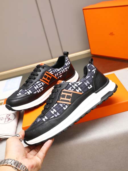 2025年9月19日入荷新品Hermesカジュアルシューズ/スニーカー｜メンズ靴人気本革製ギフト/誕生日/XG工場