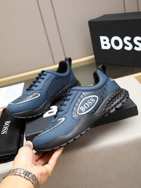 2025年9月19日入荷新品BOSSカジュアルシューズ/スニーカー｜メンズ靴人気本革製ギフト/誕生日/XG工場