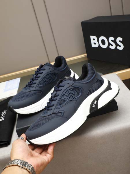 2025年9月19日入荷新品BOSSカジュアルシューズ/スニーカー｜メンズ靴人気本革製ギフト/誕生日/XG工場