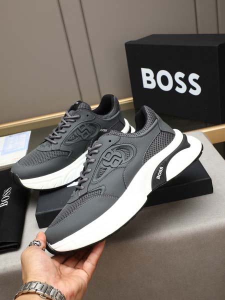 2025年9月19日入荷新品BOSSカジュアルシューズ/スニーカー｜メンズ靴人気本革製ギフト/誕生日/XG工場
