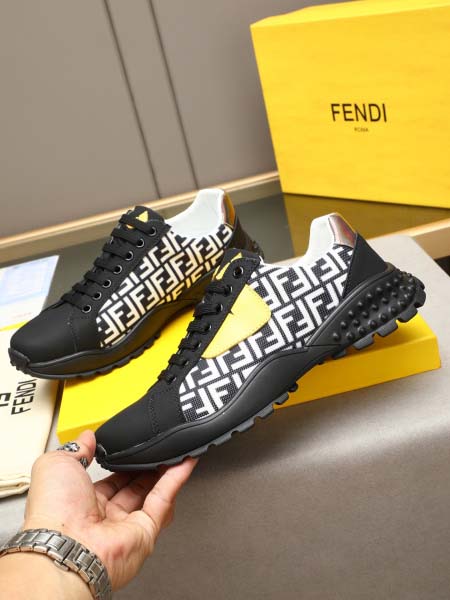 2025年9月19日入荷新品Fendiカジュアルシューズ/スニーカー｜メンズ靴人気本革製ギフト/誕生日/XG工場