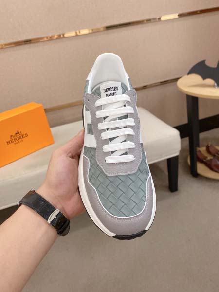 2025年9月19日入荷新品HERMESカジュアルシューズ/スニーカー｜メンズ靴人気本革製ギフト/誕生日/XG工場