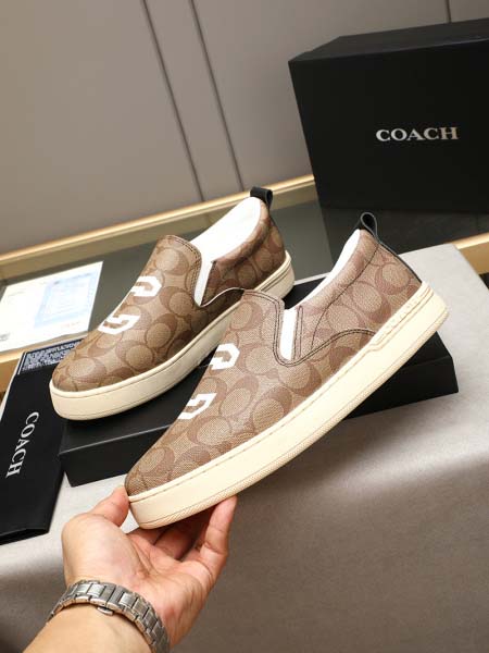 2025年9月19日入荷新品COACHカジュアルシューズ/スニーカー｜メンズ靴人気本革製ギフト/誕生日/XG工場