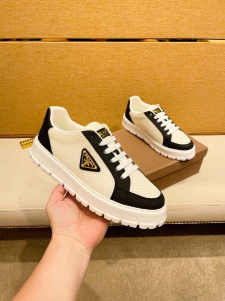 2025年9月20日入荷新品Pradaカジュアルシューズ/スニーカー｜メンズ靴人気本革製ギフト/誕生日/TL工場