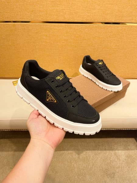 2025年9月20日入荷新品Pradaカジュアルシューズ/スニーカー｜メンズ靴人気本革製ギフト/誕生日/TL工場