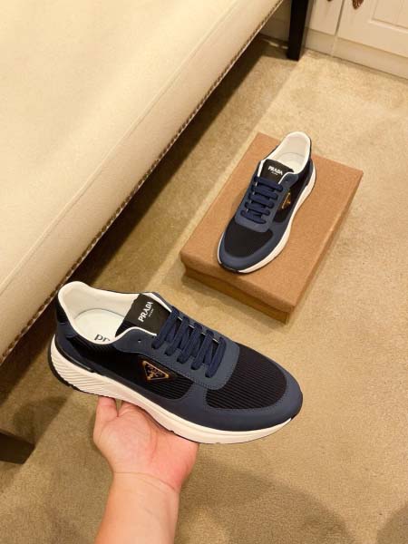 2025年9月20日入荷新品Pradaカジュアルシューズ/スニーカー｜メンズ靴人気本革製ギフト/誕生日/TL工場