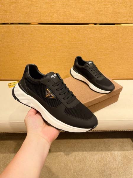 2025年9月20日入荷新品Pradaカジュアルシューズ/スニーカー｜メンズ靴人気本革製ギフト/誕生日/TL工場