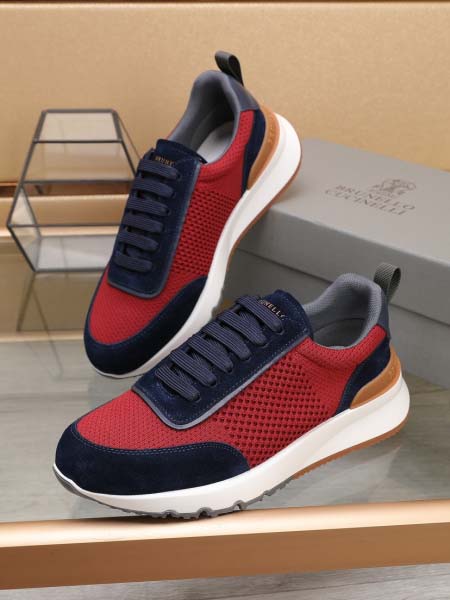 2025年9月20日入荷新品Brunello Cucinelliカジュアルシューズ/スニーカー｜メンズ靴人気本革製ギフト/誕生日/TL工場